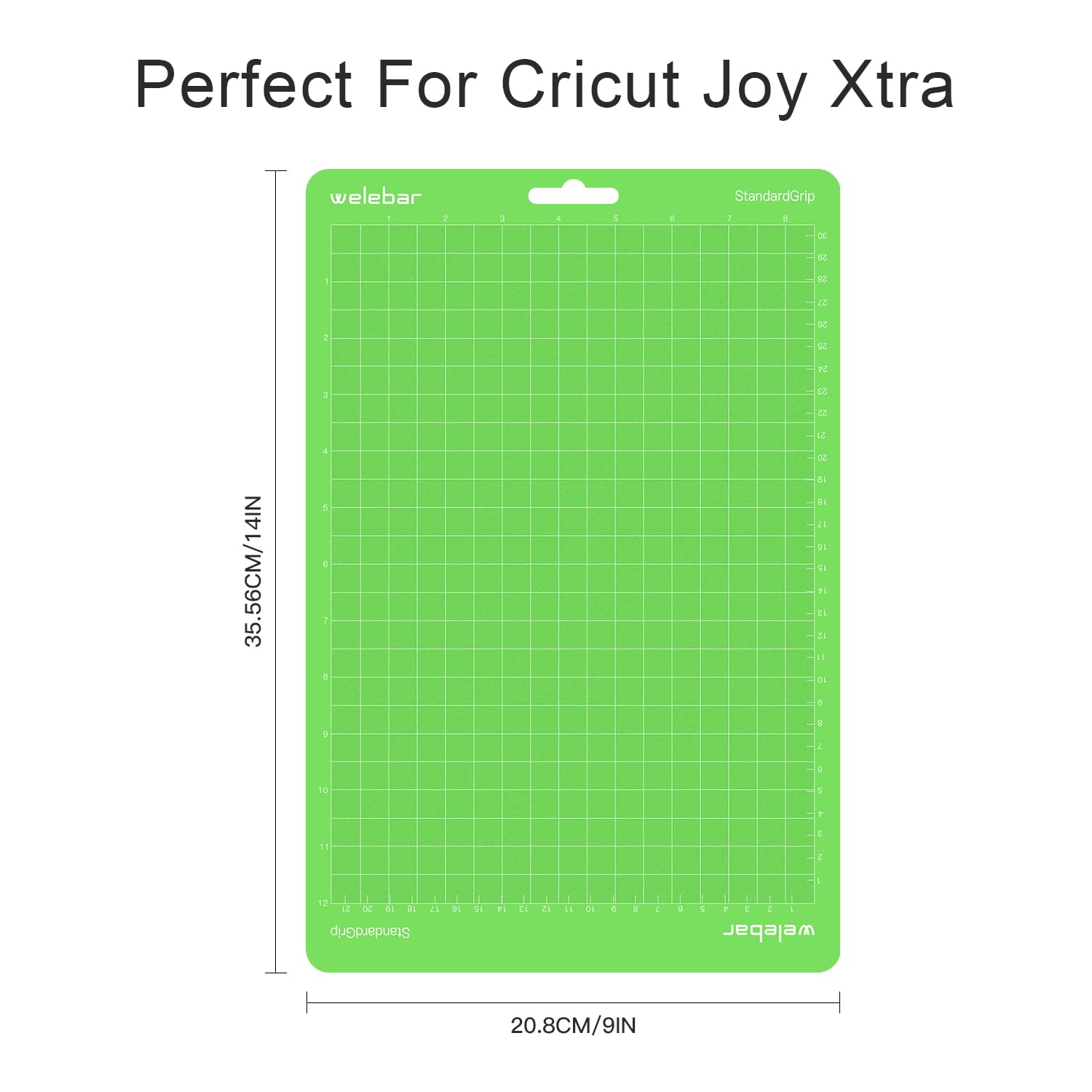 Welebar 8.5"x12" Cutting Mats for Cricut Joy Xtra, 3 Pack Standard Adhesive Non-Slip Cut Mat for Sewing Quilting Crafts