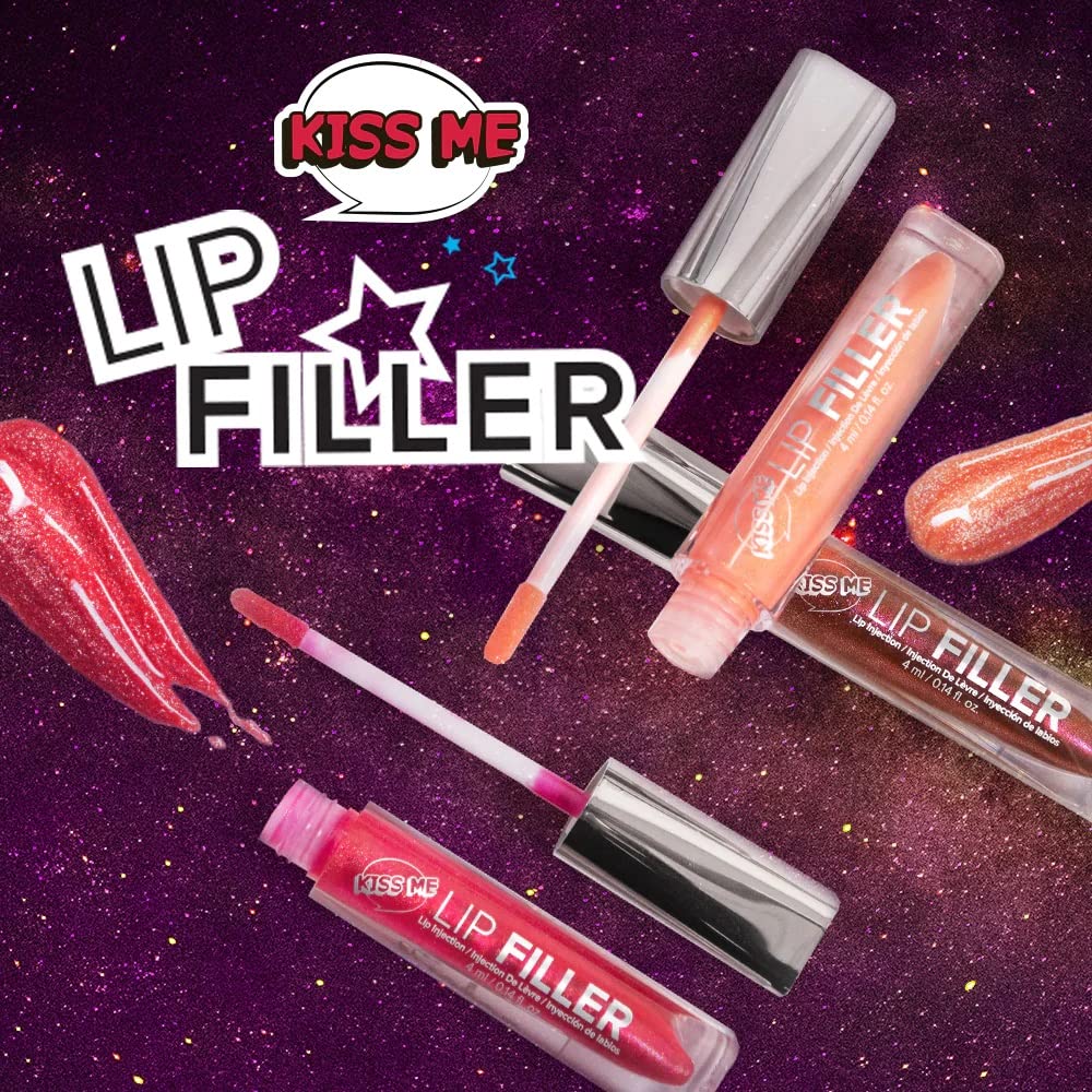 Sistar KISS ME Lip Filler Plumping Lip Gloss Hydrating High Shine Ultra Glitter Shimmering 2.5 mL / 0.09 fl. oz. (Iceland)