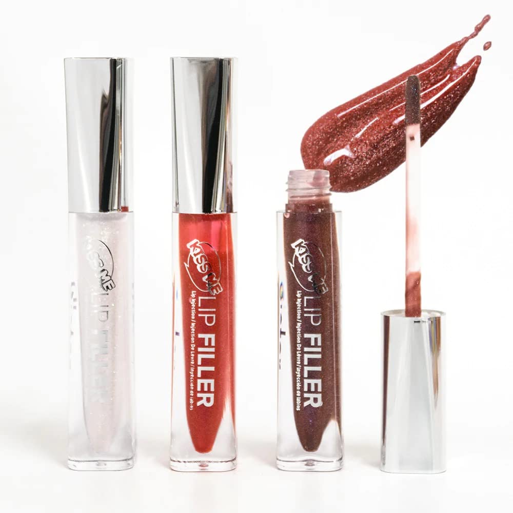 Sistar KISS ME Lip Filler Plumping Lip Gloss Hydrating High Shine Ultra Glitter Shimmering 2.5 mL / 0.09 fl. oz. (Iceland)