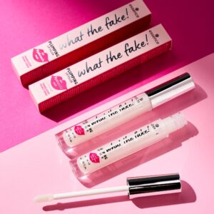 essence | What the Fake! Plumping Lip Filler | Lip Gloss for Full, Voluminous Lips | Translucent Pearly Finish | Vegan & Cruelty Free, Gluten Free, Paraben Free