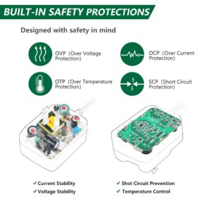 FITE ON UL Listed 5.8V AC/DC Adapter Replacement for Singing Machine SML-385 SML385 SML385W SML385BTW SML385BTBK SML385UBK IN-385W SML625BTBK CD G Player BT Karaoke GKYPS0200058US1 Power Supply