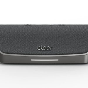 Cleer Scene Portable Bluetooth Speaker,IPX7 Waterproof,Powerful Sound and Deep Bass,Built-in Echo and Noise Canceling Microphone,12 Hours Battery,for Office,Home,Outdoors and Travel-Grey