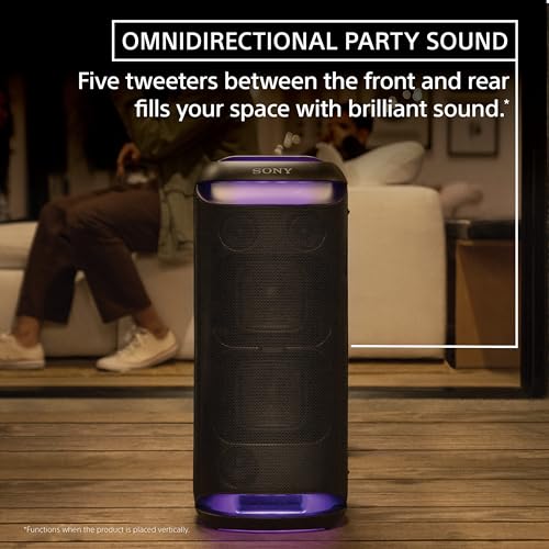 Sony SRS-XV800 X-Series Wireless Portable Bluetooth Karaoke Party Speaker(Black)