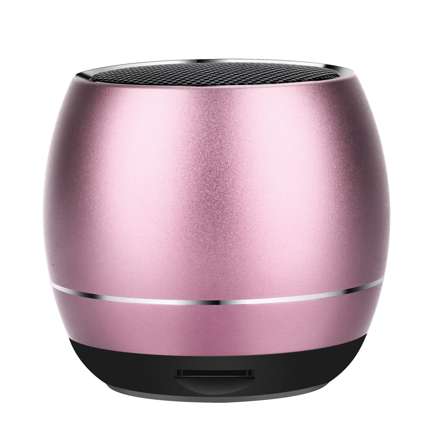 Aresrora Portable Bluetooth Speakers,Outdoors Wireless Mini Bluetooth Speaker with Built-in-Mic,Handsfree Call,TF Card,HD Sound and Bass for iPhone Ipad Android Smartphone and More (Rose Gold)