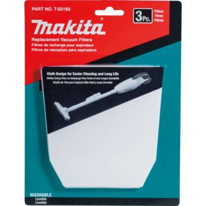 Makita T-03193 Cloth Vacuum Filter (3 Pack)