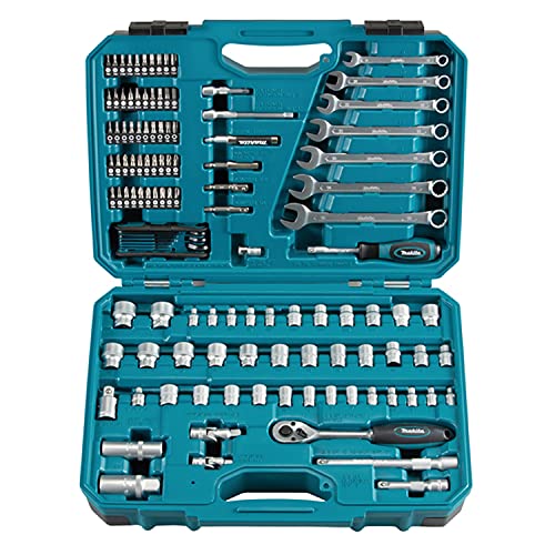 Makita E-06616 120 Piece Maintenance Set Blue/Black