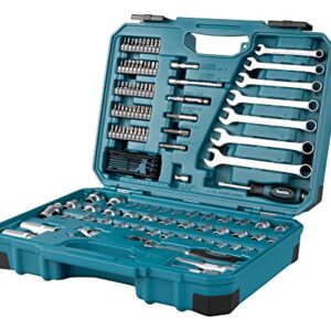 Makita E-06616 120 Piece Maintenance Set Blue/Black