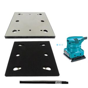 Sander Pad for Makita BO4556 Sander 1/4 Sheet Replaces Makita 158324-9-SPD17 BO4556 BO4557 BO4558 BO4565