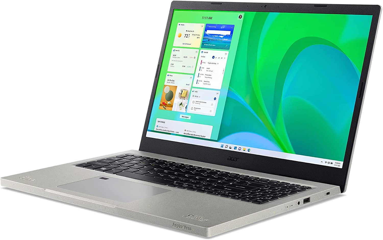 Acer Aspire Vero 15.6" FHD (1920x1080) IPS Laptop | Intel i7-1195G7 4-Core | Intel Iris Xe Graphics | Backlit Keyboard | Fingerprint | Wi-Fi 6 | RJ-45 | 24GB DDR4 512GB SSD | Win11 Pro