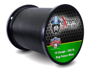 high grade dog fence wire - 2000 feet of 16 gauge high tensile electric dog fence boundary wire. compatible with all brands of pet containment fence…