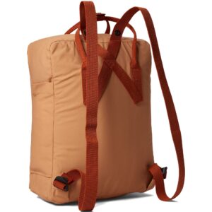 Fjällräven Kånken Backpack for Men, and Women - Lightweight Rugged Vinylon Fabric, Dual Top Handles with Snap Closure, and Classy Look Peach Sand/Terracotta Brown One Size One Size