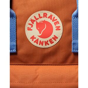 Fjällräven Kånken Backpack for Men, and Women - Lightweight Rugged Vinylon Fabric, Dual Top Handles with Snap Closure, and Classy Look Teracotta Brown/Ultramarine One Size One Size