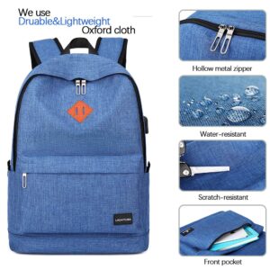 LACATTURA College Backpack, Water Resistant Laptop Rucksack