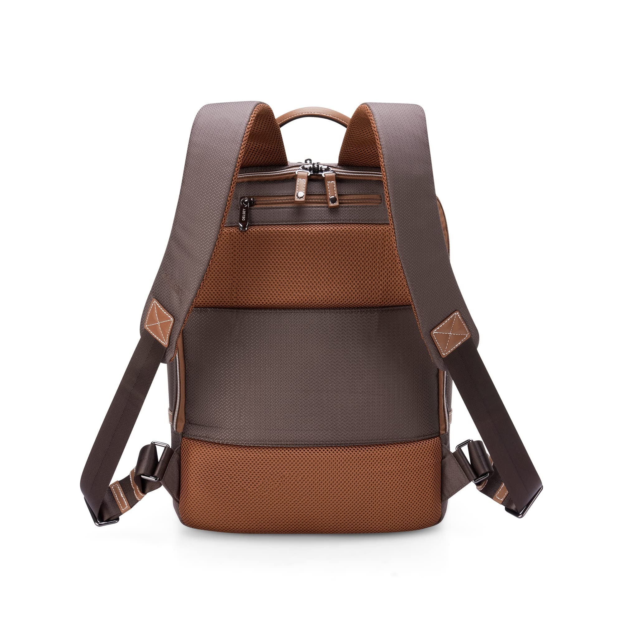 DELSEY Paris Chatelet 2.0 Travel Laptop Backpack, Brown, One Size