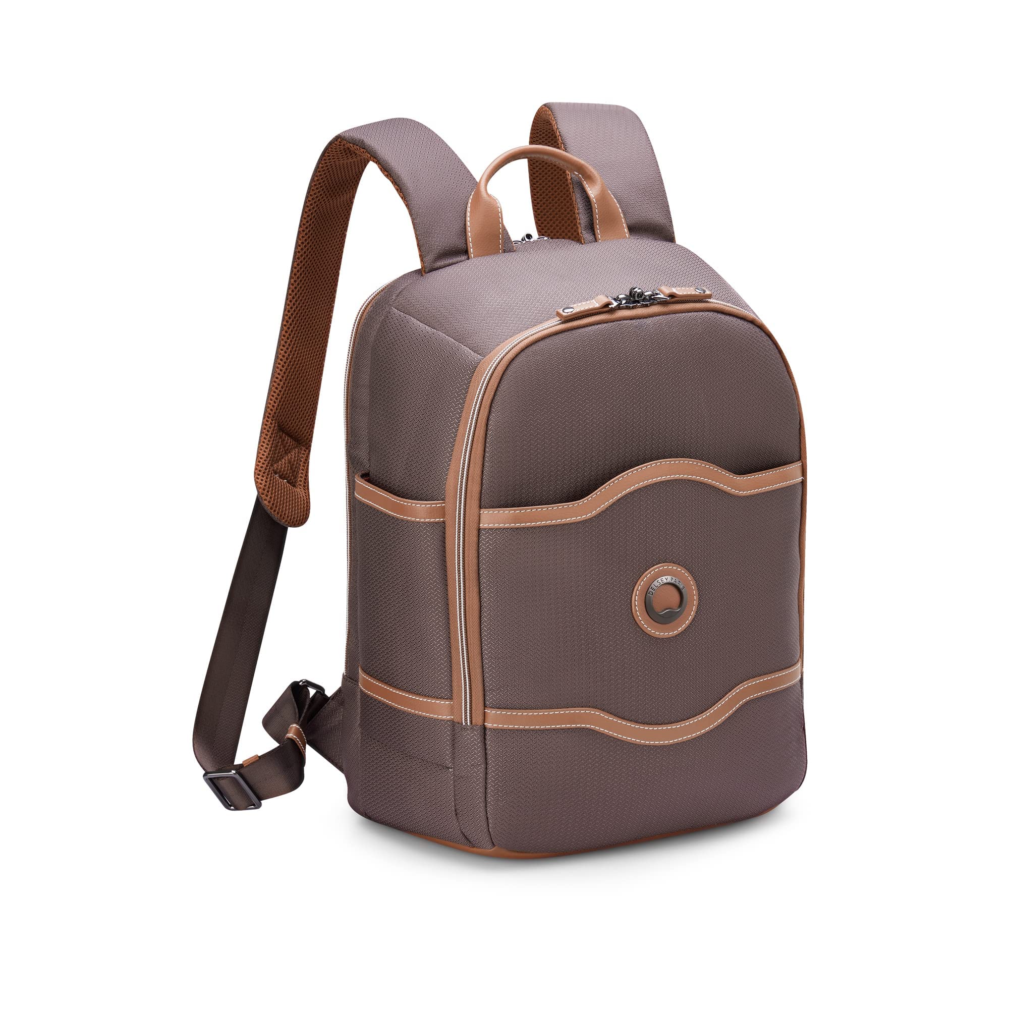 DELSEY Paris Chatelet 2.0 Travel Laptop Backpack, Brown, One Size