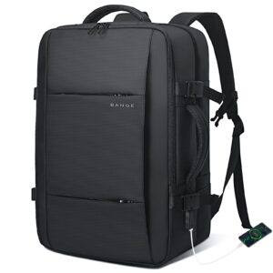 bange travel backpacks,flight approved carry on backpacks, 17-inch laptop backpack for international travel bag,weekender luggage backpack for men