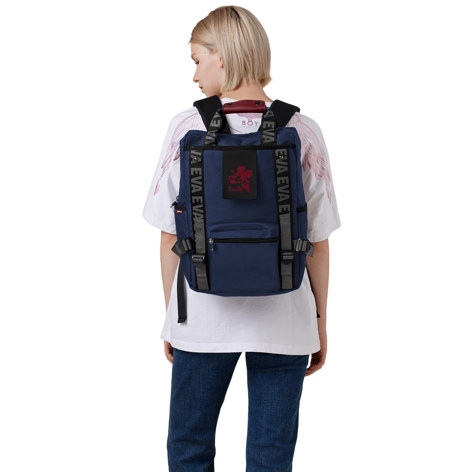 FIREFIRST Evangelion Backpack for Men Women 15.6” Laptop Backpacks Travel Leisure Backpack