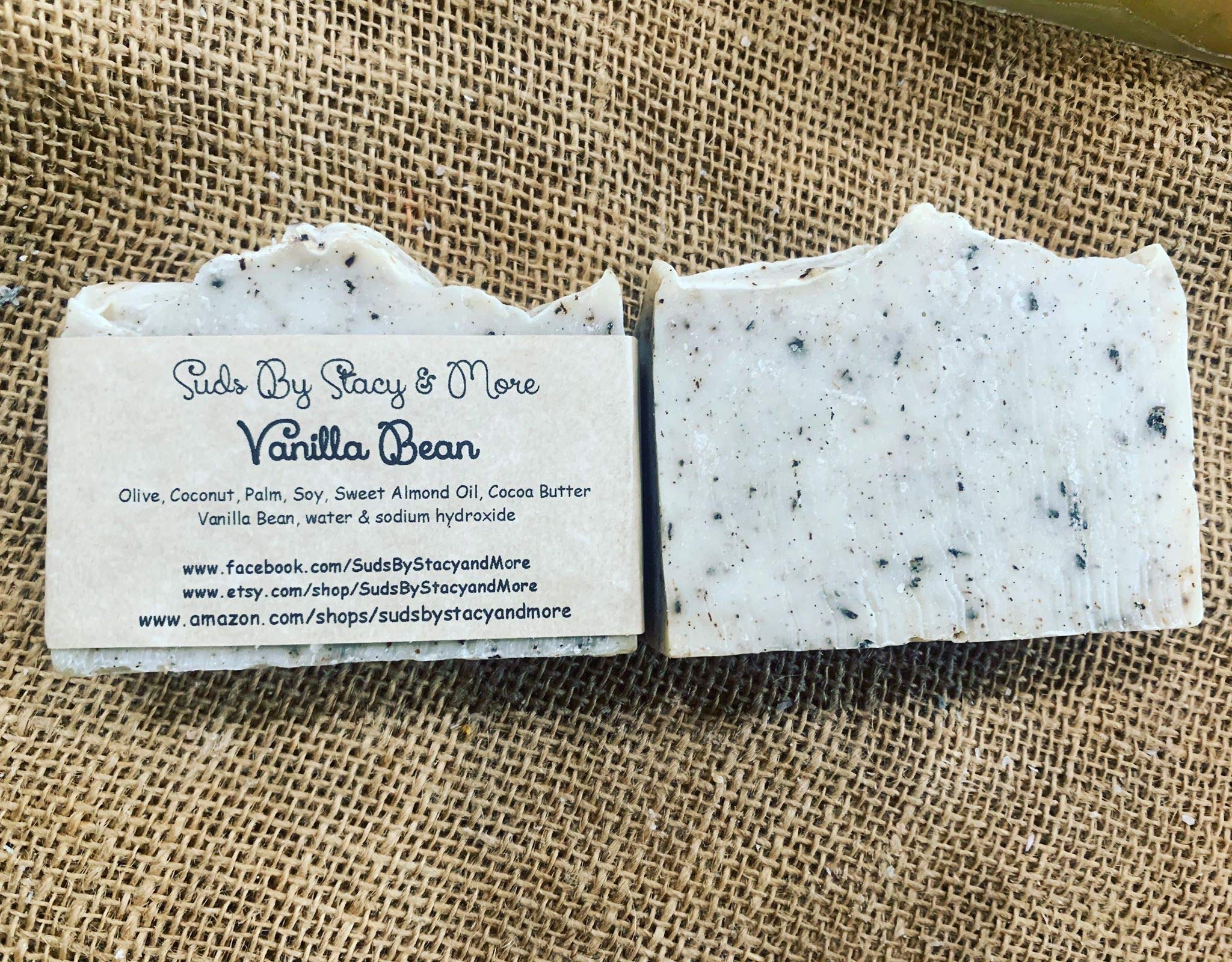 Suds By Stacy and More Vanilla Bean Homemade Soap Bar