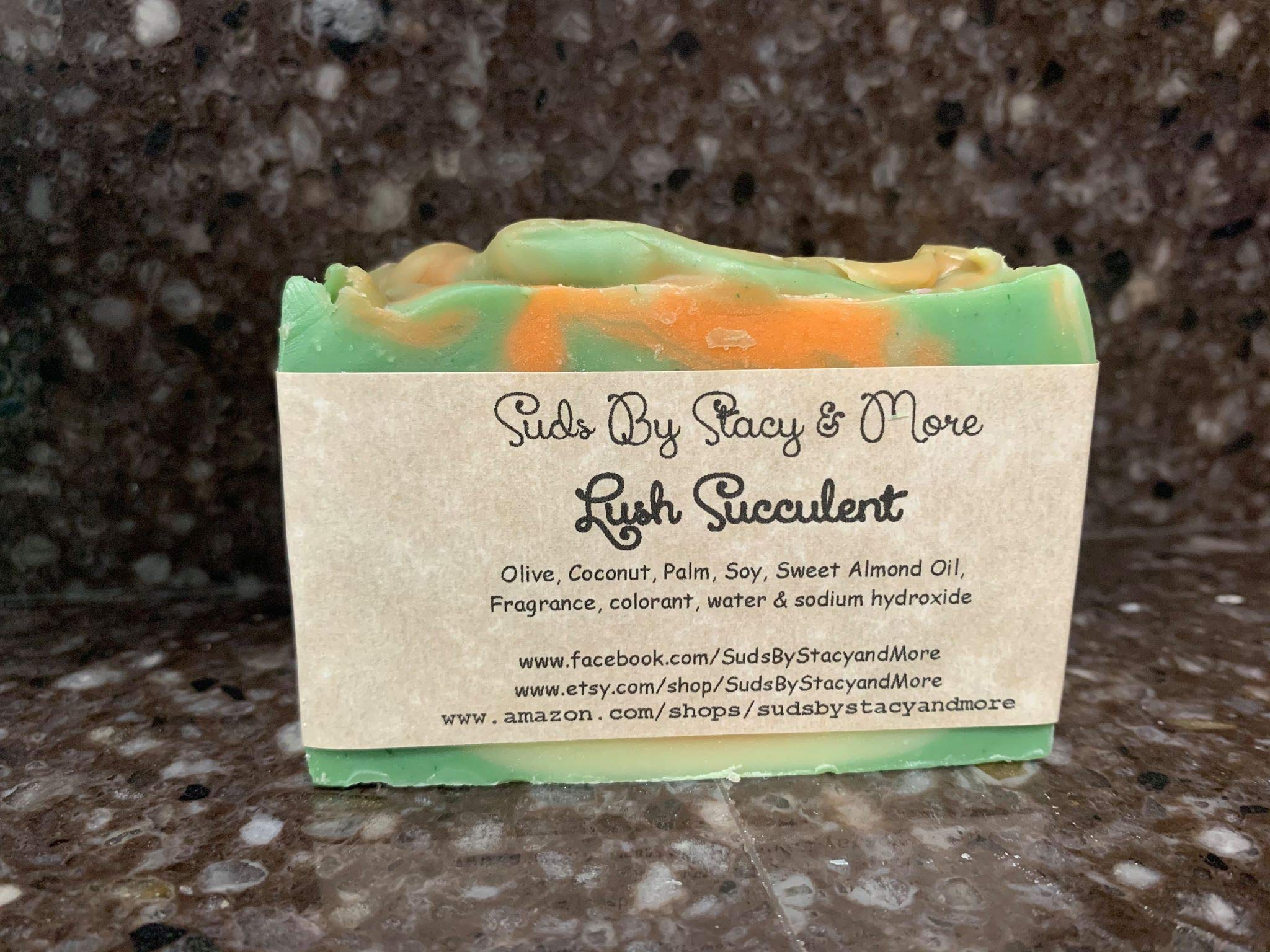 Suds By Stacy and More Lush Succulent Homemade Soap Bar