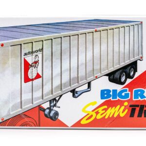 AMT Big Rig Semi-Trailer - 1/25 Scale Model Truck Kit - Buildable Hauler for Kids and Adults (AMT1164)