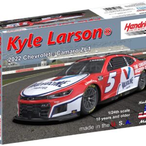 Salvinos JR Models HMC2022KLV 1/24 Scale 2022 Camaro ZL1 Plastic Model Kit - Assembly Required