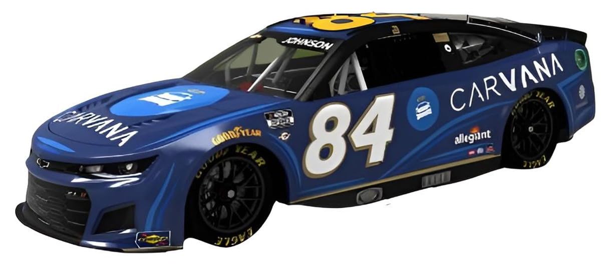 Salvinos JR Jimmie Johnson 2023 Carvana Plastic Adult Model Car Kit 1:24 Scale