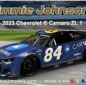 Salvinos JR Jimmie Johnson 2023 Carvana Plastic Adult Model Car Kit 1:24 Scale