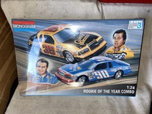 monogram 6368 1985 rookie of the year stock car combo 1/24 scale model kit