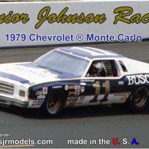 Salvinos JR Model 1/24 NASCAR 1979 Chevrolet Monte Carlo 11 Junior Johnson Racing Cale Yarborough Plastic Model SJMJJMC1979C