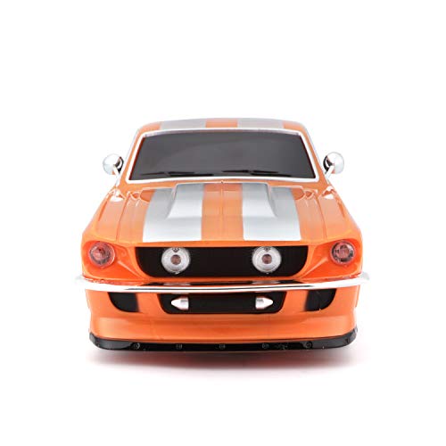 Maisto Tech R/C 1:24 Scale 2.4 GHz 1967 Ford Mustang GT, Metallic Orange