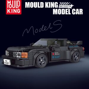 Mould King Initial D Car Nissan Skyline GTR32 Race Car Building Sets with Display Case, 27014 Collectible Speed Champion Car Building Blocks, Classic Race Car Building Kits for Adults Kids 8+(359PCS)