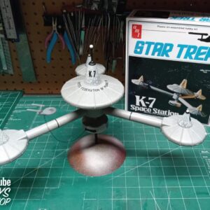 AMT Star Trek K-7 Space Station 1:7600 Scale Model Kit