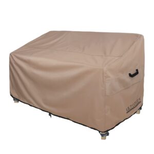 ULTCOVER Patio Furniture Sofa Cover 74W x 35D x 35H inch Waterproof Outdoor 3-Seater Couch Cover