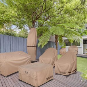 ULTCOVER Patio Furniture Sofa Cover 74W x 35D x 35H inch Waterproof Outdoor 3-Seater Couch Cover