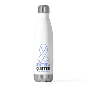 Novelty Don't Live A Quitter Like My Pancreas Fighters Fan Humorous Exocrine Gland Sickness Optimistic Person 20oz Insulated Bottle 20oz