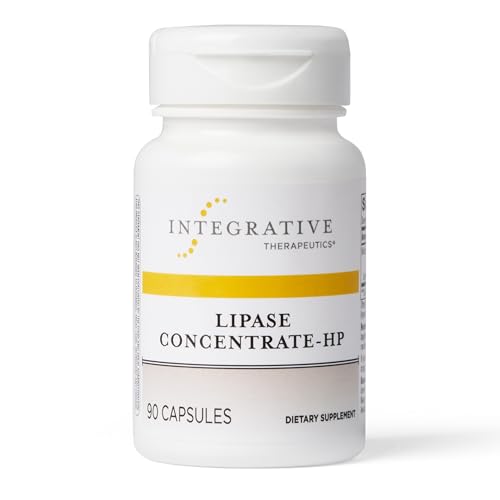 Integrative Therapeutics Lipase Concentrate-HP-Gut Enzyme Supplement for Men and Women to Support The Digestion of Fats* - 90 Vegan Capsules