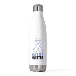 20oz insulated bottle novelty don't live a quitter like my pancreas fighters fan humorous exocrine 20oz