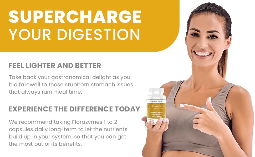 Premium Digestive Enzymes Digestion for Women & Men Pancreatic Enzymes & Proteolytic Enzymes – Proprietary Blend w/Eight Core Enzymes Including Papaya Enzymes, Bromelain & Lactase