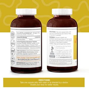 Premium Digestive Enzymes Digestion for Women & Men Pancreatic Enzymes & Proteolytic Enzymes – Proprietary Blend w/Eight Core Enzymes Including Papaya Enzymes, Bromelain & Lactase