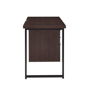 Acme Coy 3-Drawer Wooden Home Office Desk in Dark Oak