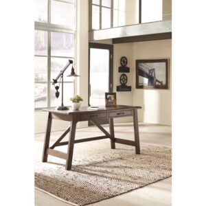 Signature Design by Ashley Baldridge Rustic Home Office Desk, Distressed Brown