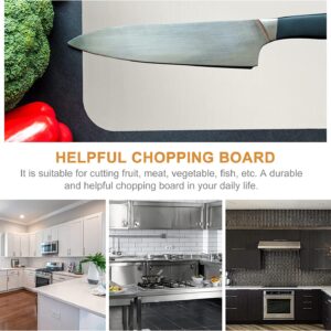 Small Cutting Board for Kitchen, 304 Stainless Steel Cutting Board, Chopping Block Fruit Cutting Block for Home Kitchen (5.9 * 9.8inches)