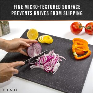 BINO Cutting Board | BPA-Free Chopping Board | Cutting Boards for Kitchen Durable, Large Surface, Multipurpose, Dual-Sided, Dishwasher Safe | Charcuterie Accessories | Home & Kitchen Utensils