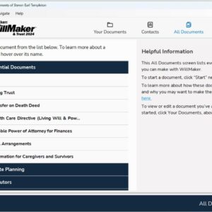 Quicken WillMaker & Trust 2024 - Estate Planning Software - Includes Will, Living Trust, Health Care Directive, Financial, Power of Attorney - Legally Binding - [CD, PC/Mac Download, Online]