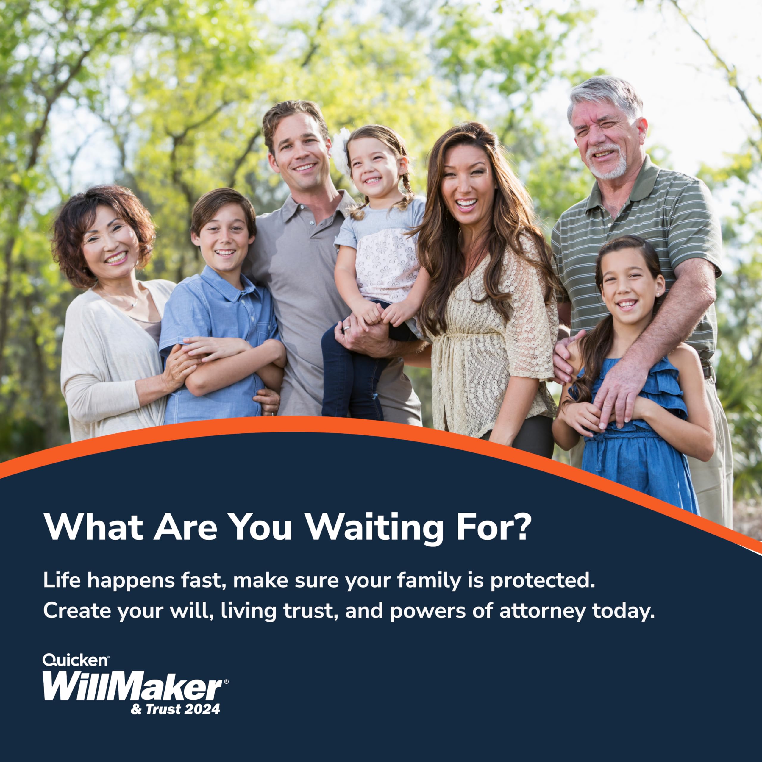 Quicken WillMaker & Trust 2024 - Estate Planning Software - Includes Will, Living Trust, Health Care Directive, Financial, Power of Attorney - Legally Binding - [CD, PC/Mac Download, Online]