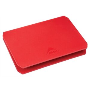 msr alpine deluxe camping cutting board, one size, red
