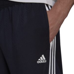 adidas Men's Essentials Warm-Up Slim Tapered 3-Stripes Tracksuit Bottoms, Legend Ink/White, Medium