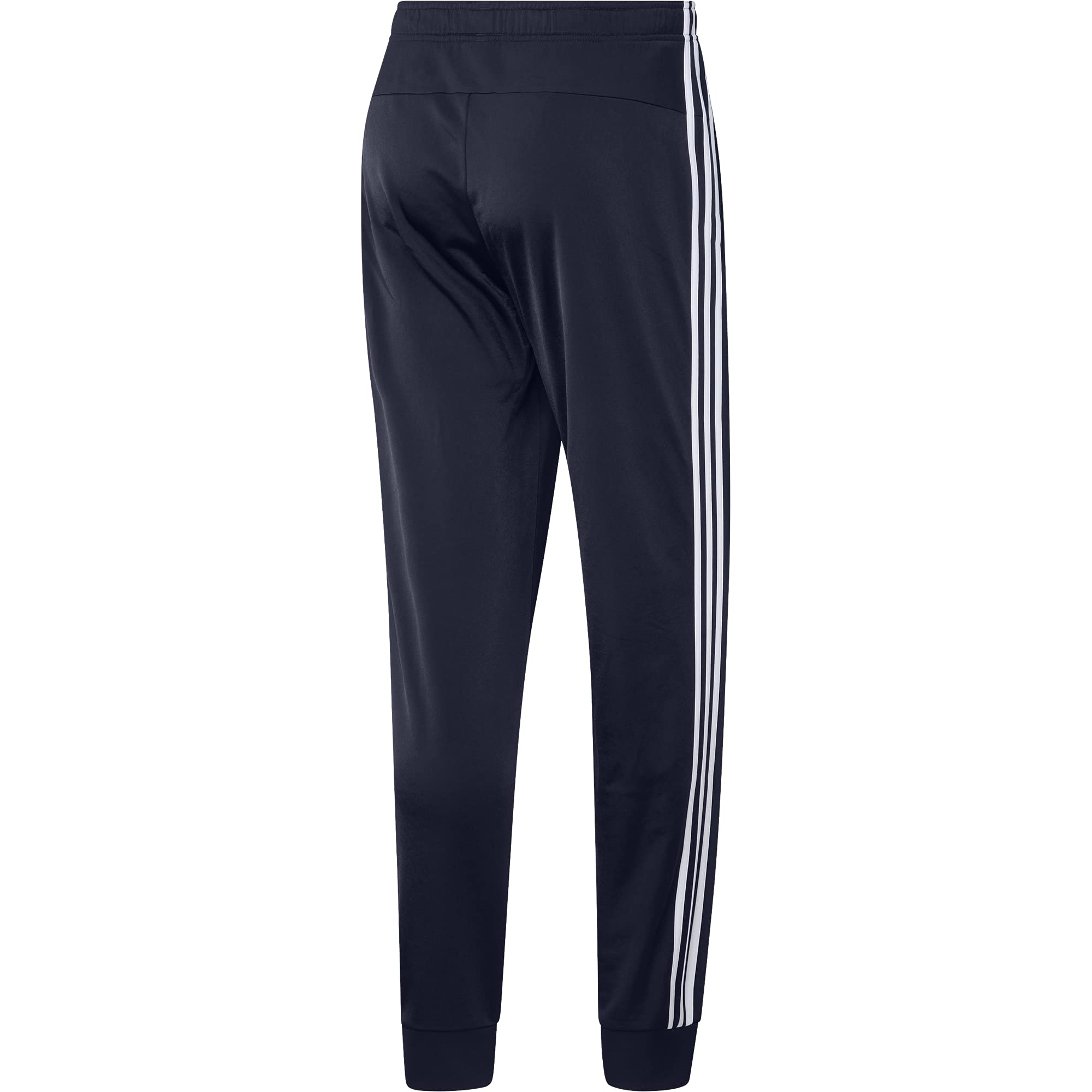 adidas Men's Essentials Warm-Up Slim Tapered 3-Stripes Tracksuit Bottoms, Legend Ink/White, Medium