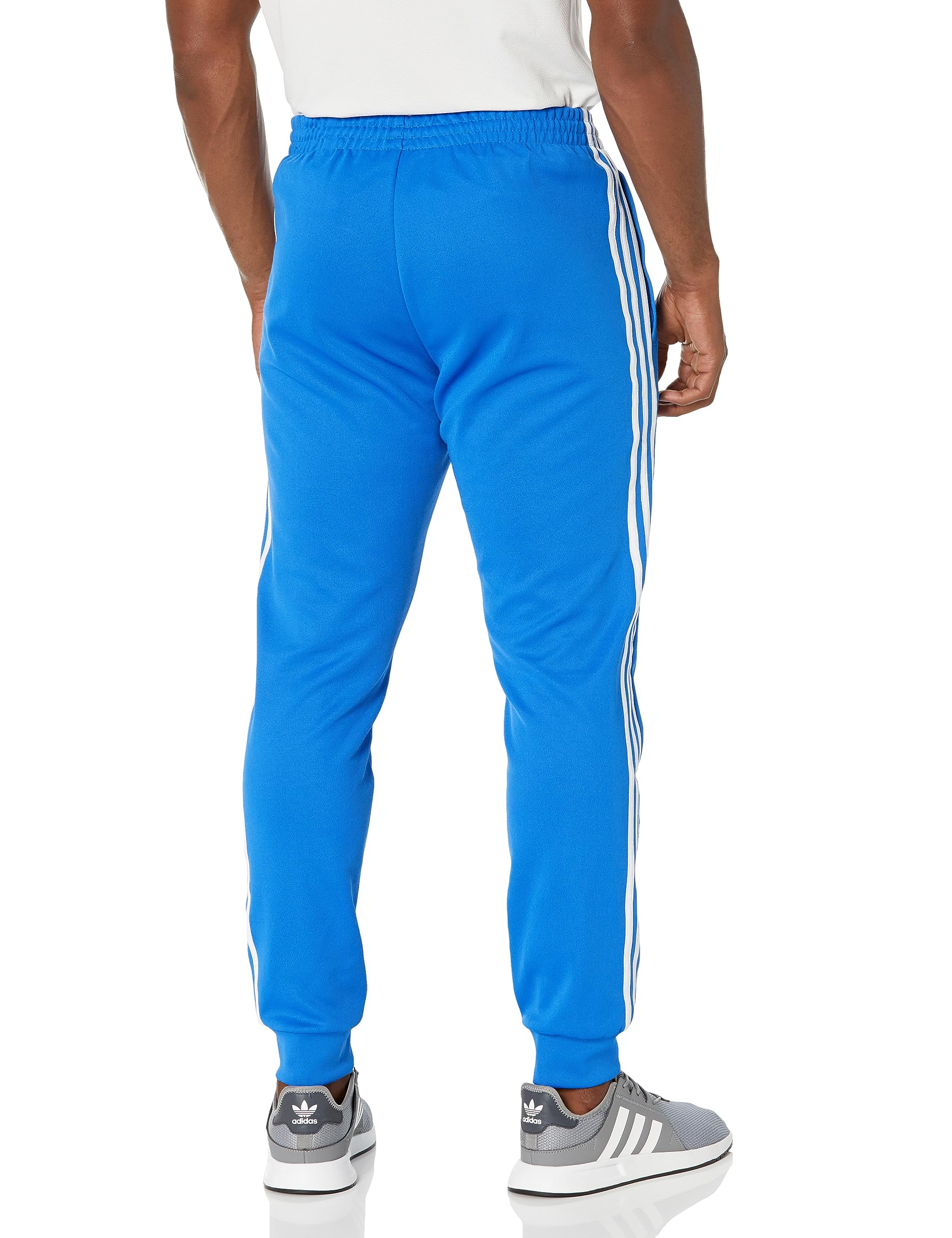 adidas Originals Men's Adicolor Classics Superstar Track Pants, Bluebird/White, Large