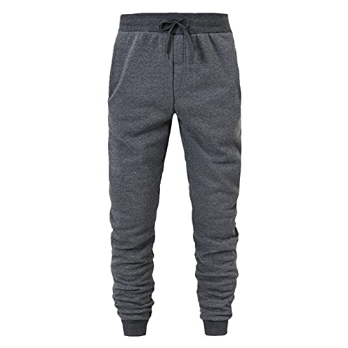 mjhGcfj Men's 2 Piece Outfits Hoodie Sweatshirt Tracksuit & Joggers Sweatpants Sweatsuit Set Jogging Sweatpants 2 Piece Patchwork Sportsuits A1-Dark Gray, X-Large